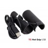 USB heated clip-on