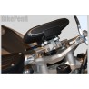 Motorbike GPS mount for handlebar bridges