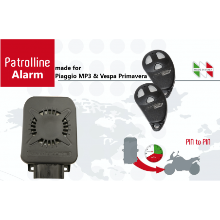 Piaggio and Vespa alarm