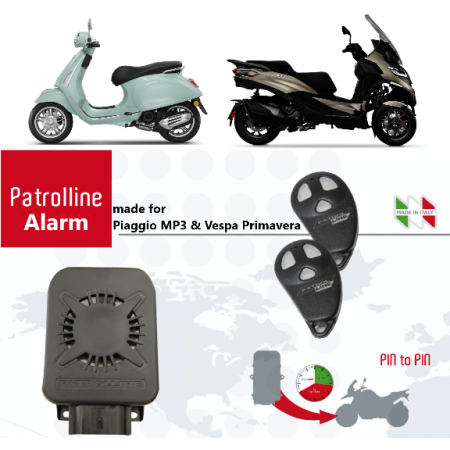 Alarme Piaggio et Vespa