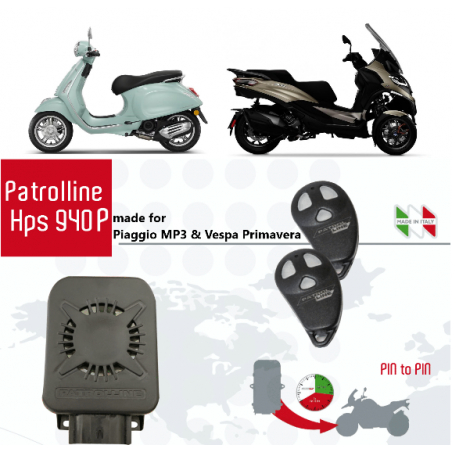 Alarm voor Piaggio en Vespa