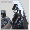 Special windshield support bar GPS mount.