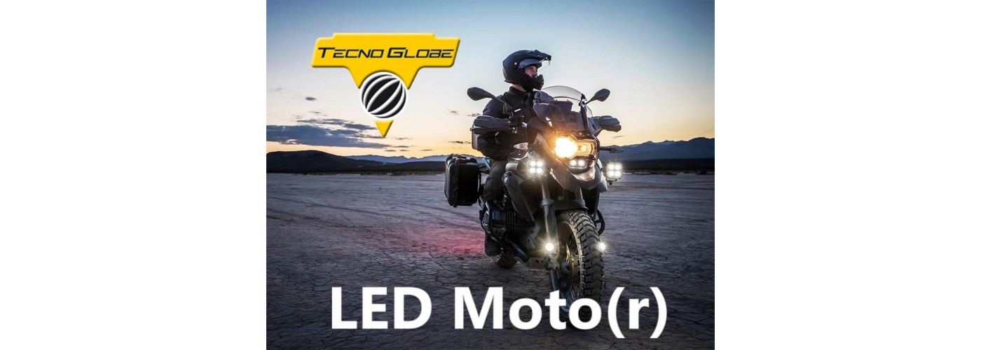 Ampoules et phares additionnel à Led moto.